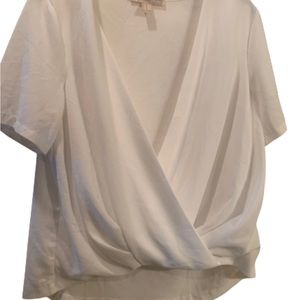 ❤️Forever 21 white s/s top/blouse nwt